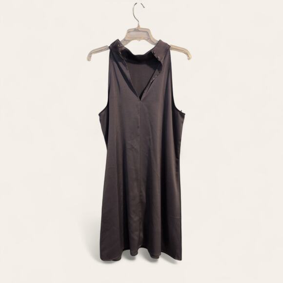 Banana Republic Purple Satin Dress – Size Medium, Elegant & Flowy - Picture 2 of 2